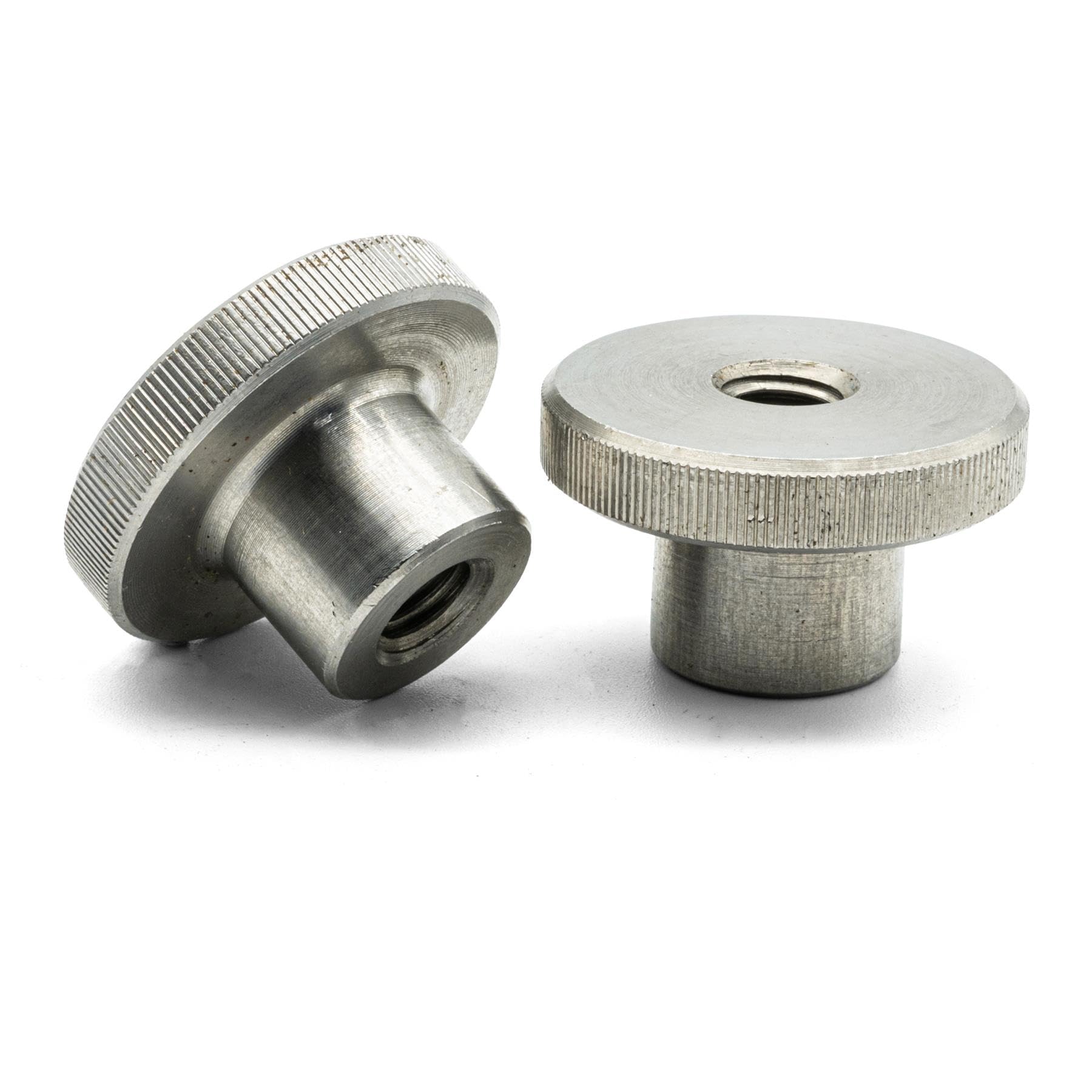 Hippo Hardware M10 (10mm) Knurled Thumb Nuts Hand Grip Knob High Type Stainless DIN466 (Pack of 5)