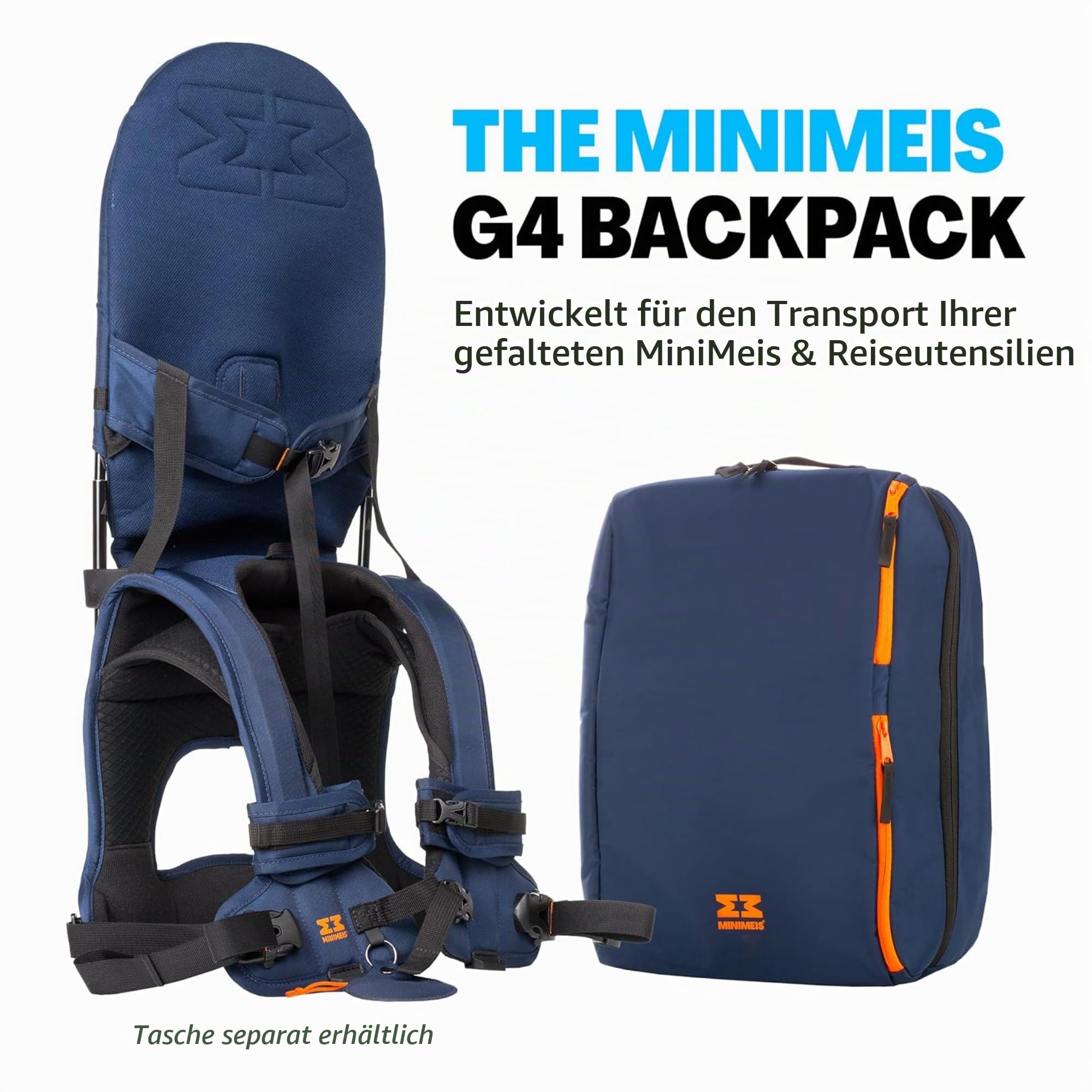 MiniMeis Backpack - der Rucksack passend zur G4 Kinder Schultertrage