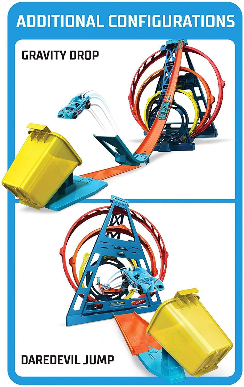 Mattel Hot Wheels Track Builder Unlimited Triple Loop zestaw