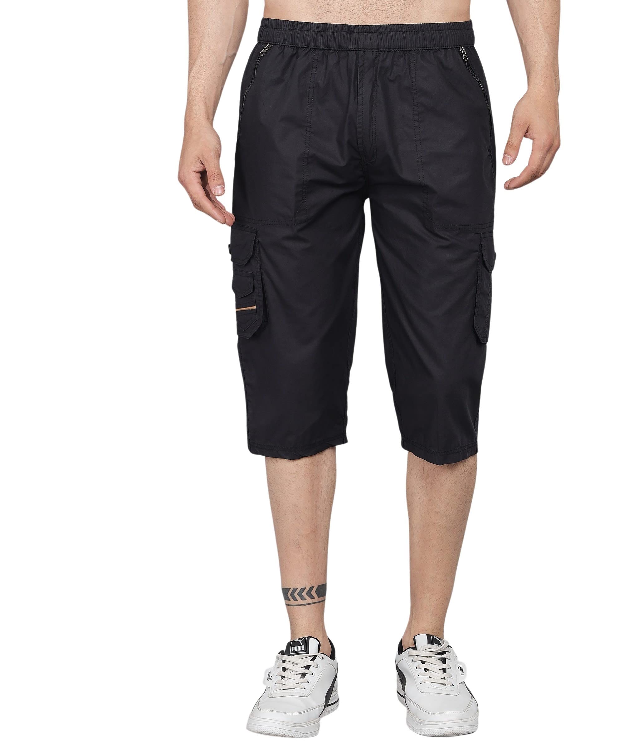 Men's Cotton 3/4th Shorts (Lounge 13)