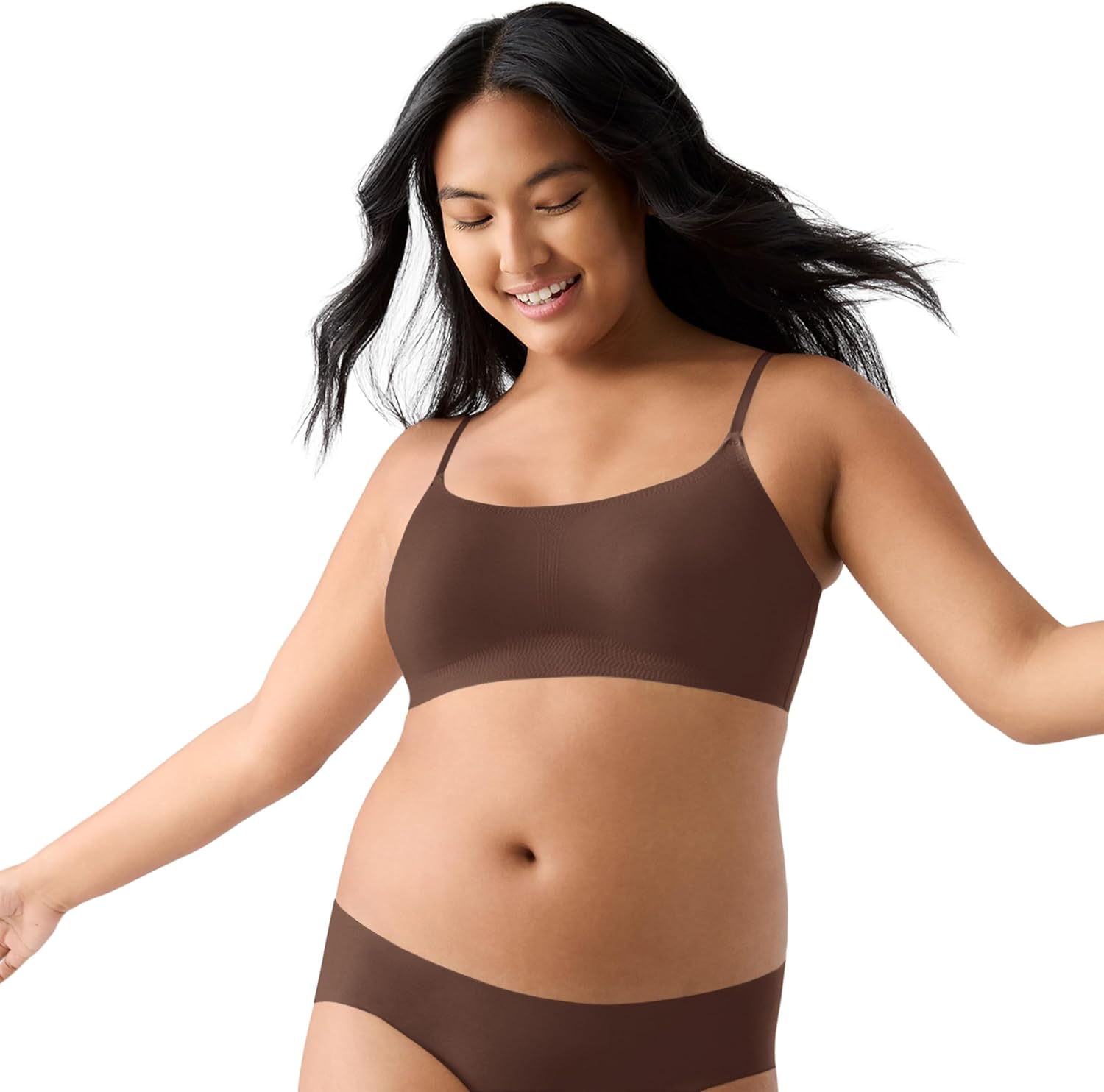 True & Co True Everybody Women's Adjustable Strap Scoop Neck Bra