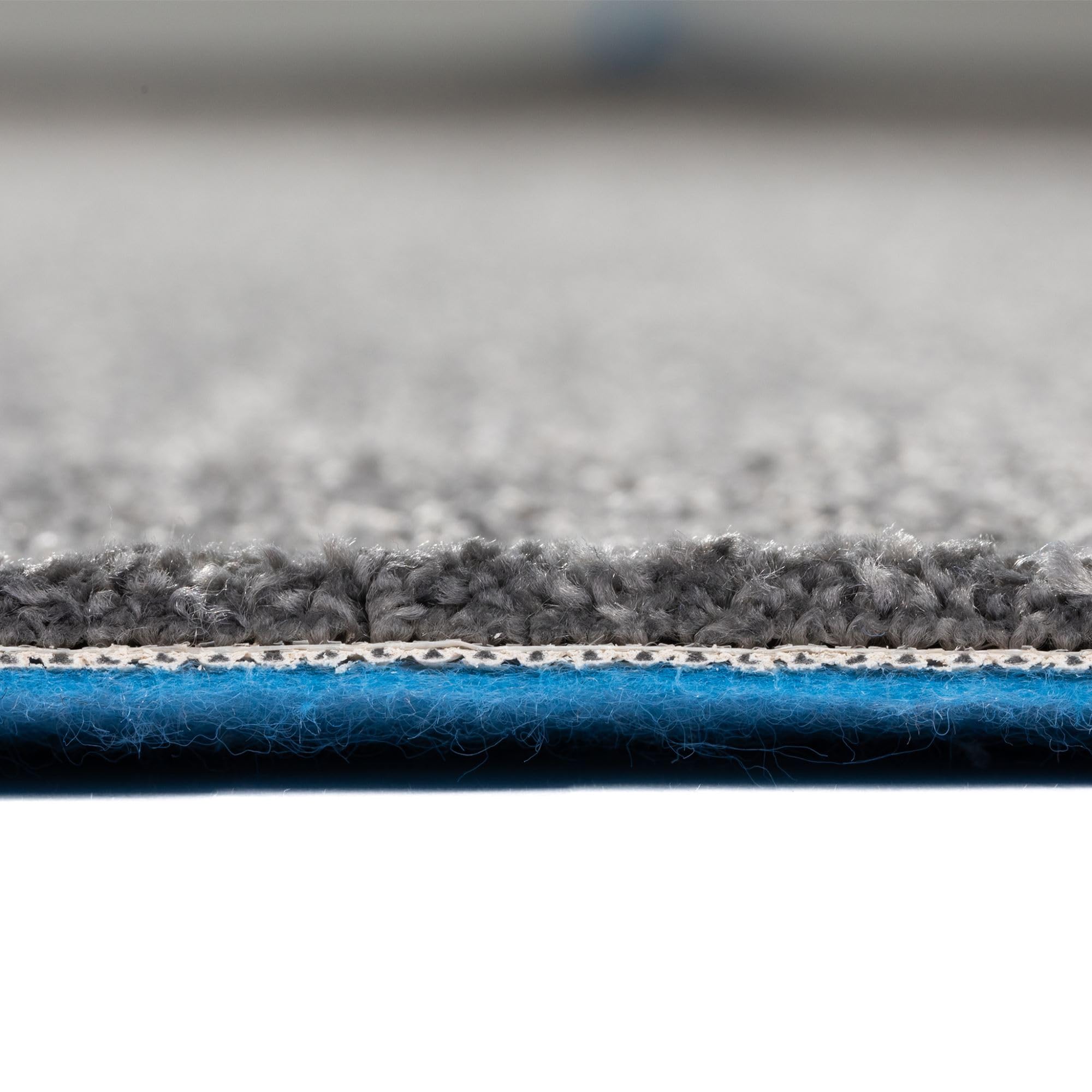 Steffensmeier Teppichboden Capri Meterware | Auslegware für Kinderzimmer Wohnzimmer Schlafzimmer | Grau, Größe: 300x600 cm