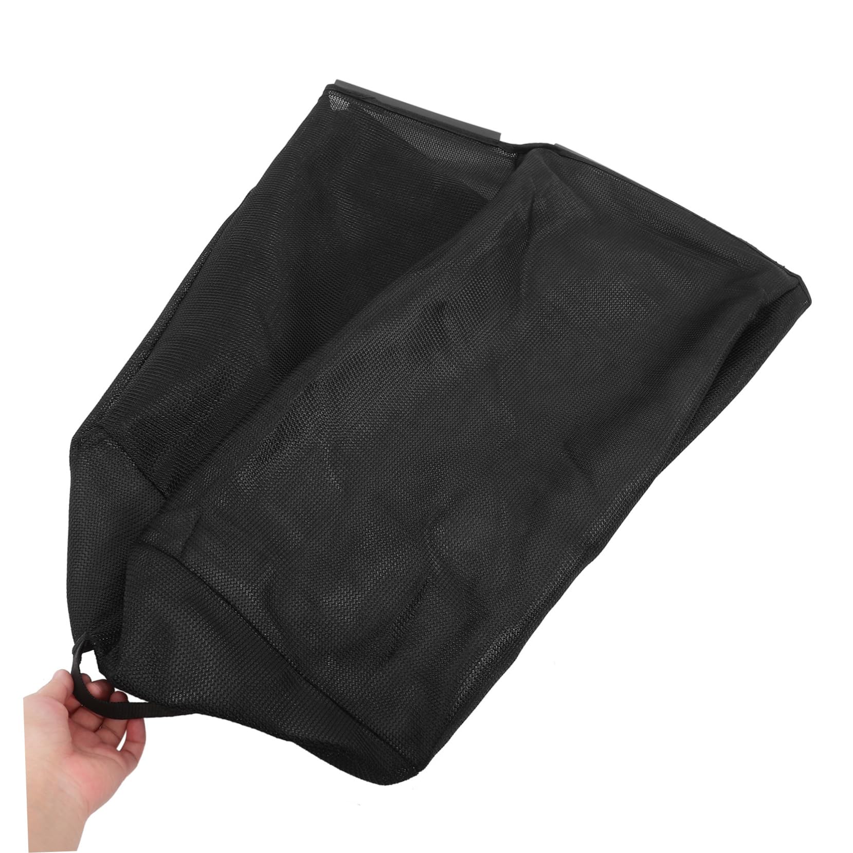 ibasenice Sacco per Erba in Nylon Nero Resistente e Versatile per Rasaerba, per Raccolta Foglie in Giardino e Cortile, Ricambio Pratico e Durevole