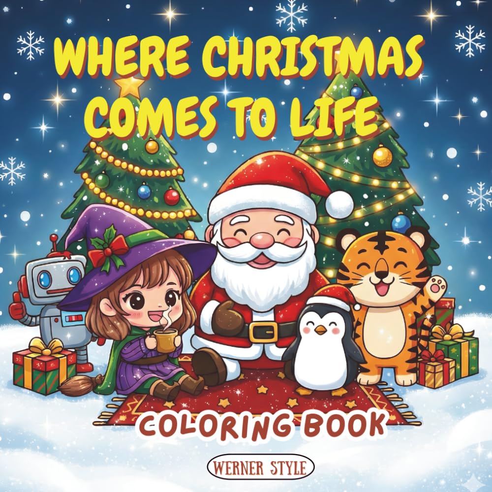 Where Christmas Comes To Life: A Joyful Christmas Realm where Cute Animals Celebrate Holidays
