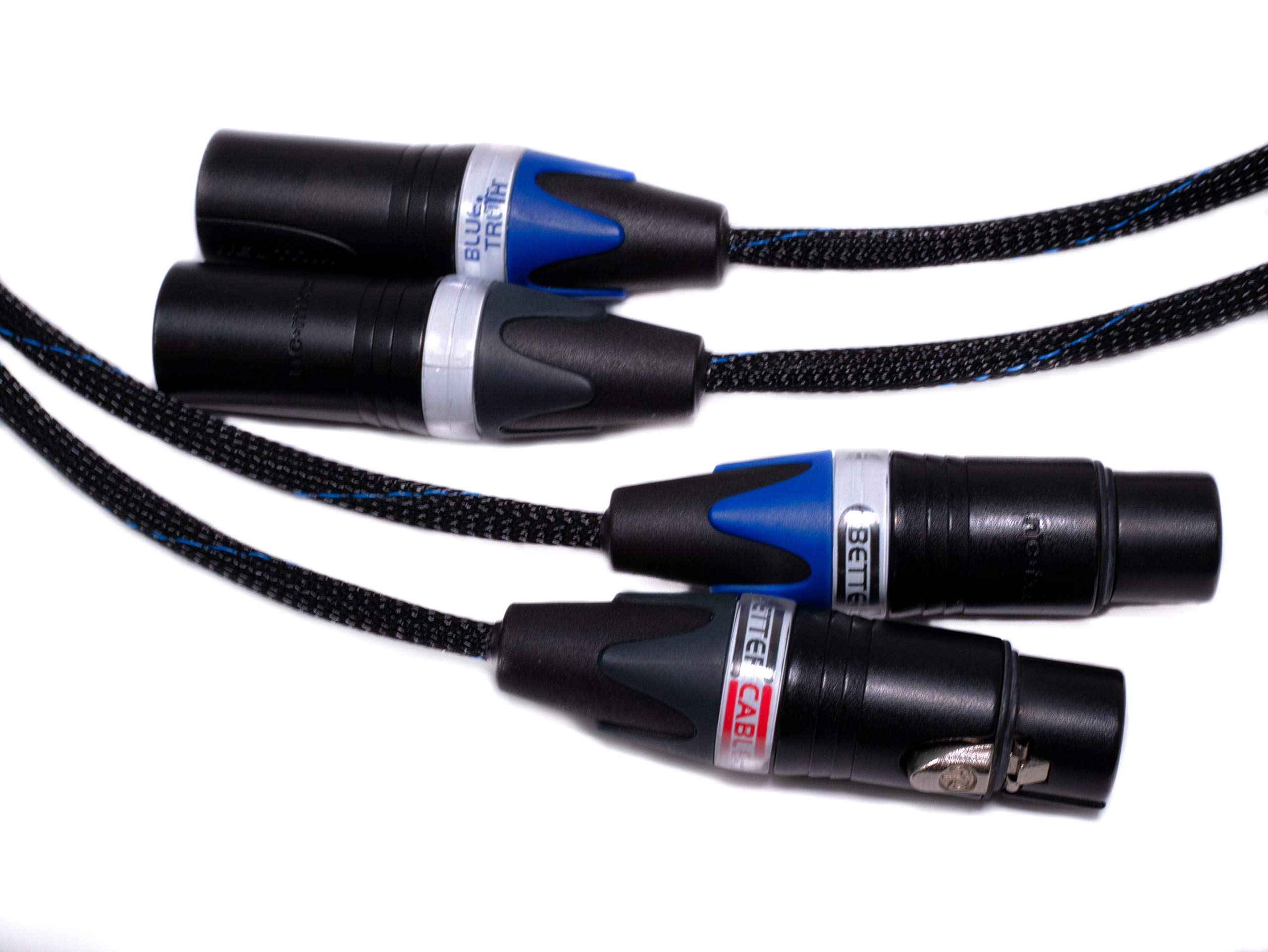 Buy Better Cables Blue Truth Balanced XLR Cables Stereo Pair (2
