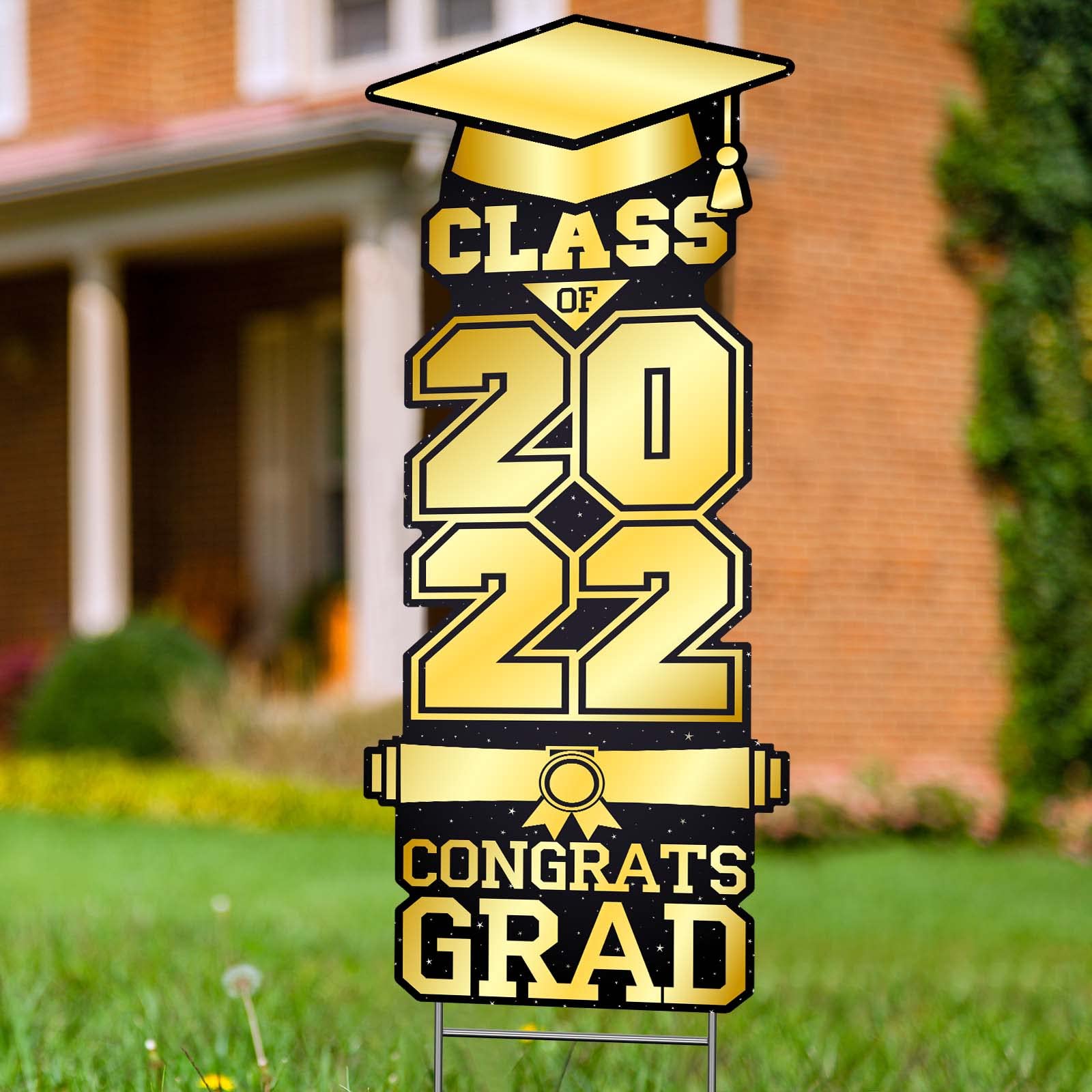 Buy PixiPy Graduation Yard Sign 2022 30x13in Graduation Signs for Yard