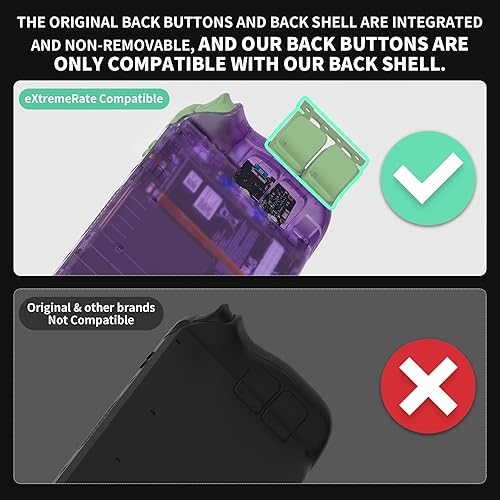 Miniatura 3 de eXtremeRate Juego completo de botones de repuesto verde Matcha para Steam Deck, DIY ABXY D-pad Trackpad parachoques botones de disparo y herramienta