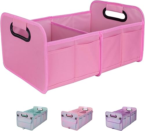 Miniatura 13 de Organizador de maletero para SUV y sedán, organizadores de coche y almacenamiento, impermeables, plegables y con correas ajustables, 70L de