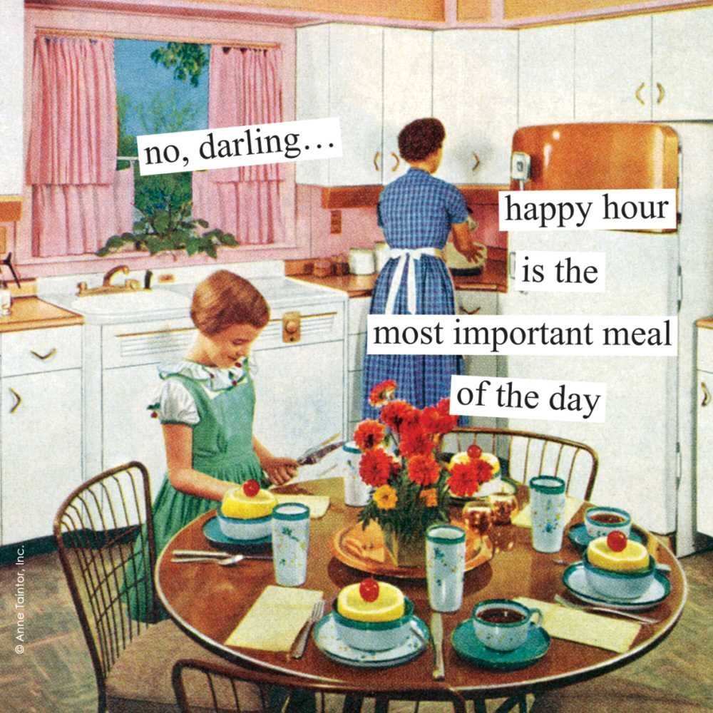 Paperproducts Design Happy Hour Beverage Paper Napkin, Multi