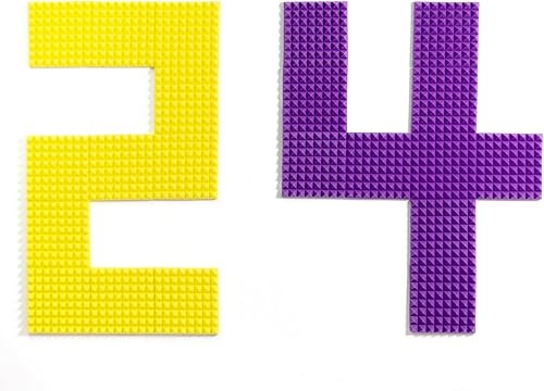 Miniatura 2 de Sonicism Paneles de pared insonorizados pirámide autoadhesivos, paquete de 12 paneles acústicos de 2 x 12 x 12 pulgadas, paneles de espuma a prueba