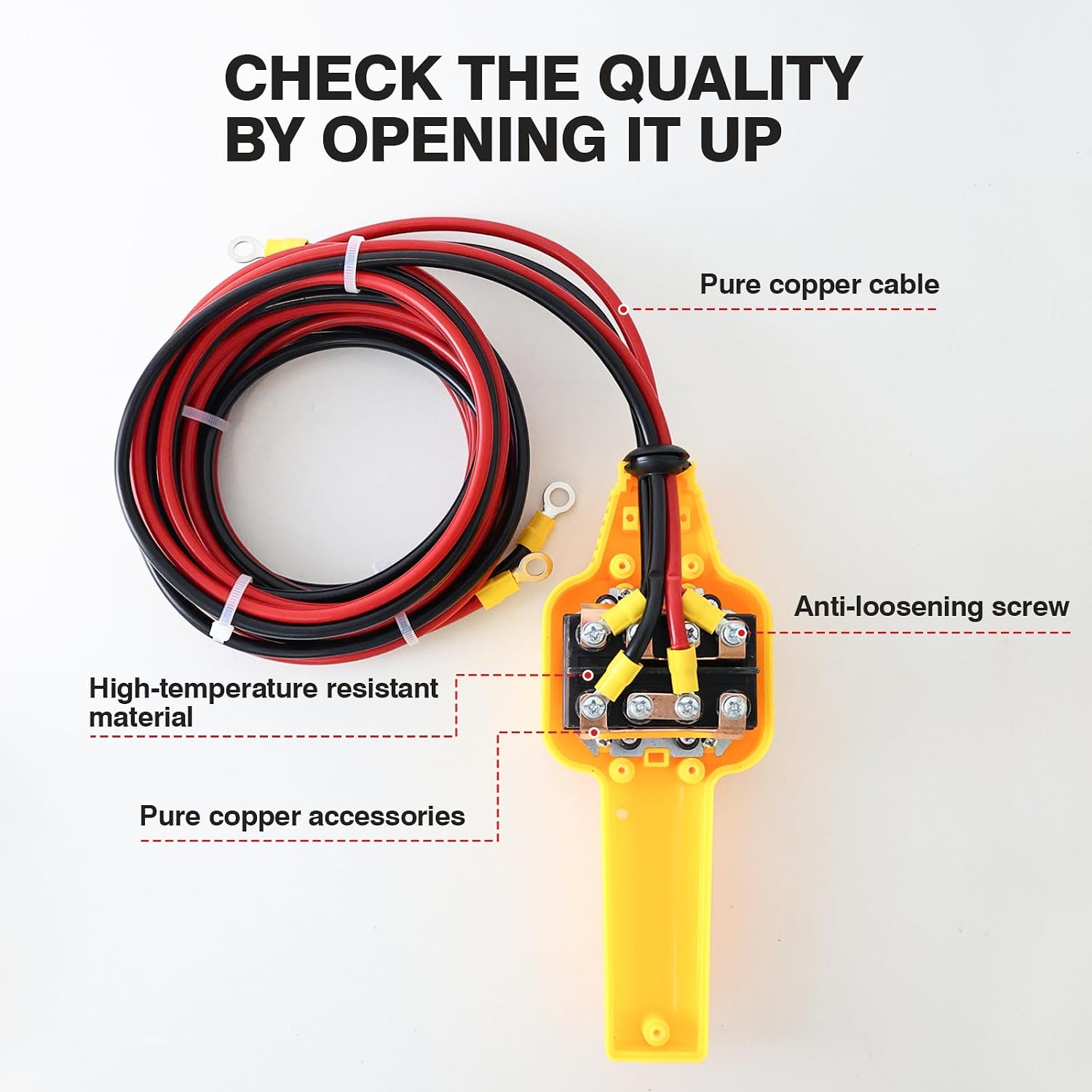 Winch Hand Control Assembly, Winch Remote, Winch Controller, 12V Electric Winch Replacement Part for 1500lbs-5000lbs Rated Pulling Winches, Car Accessories