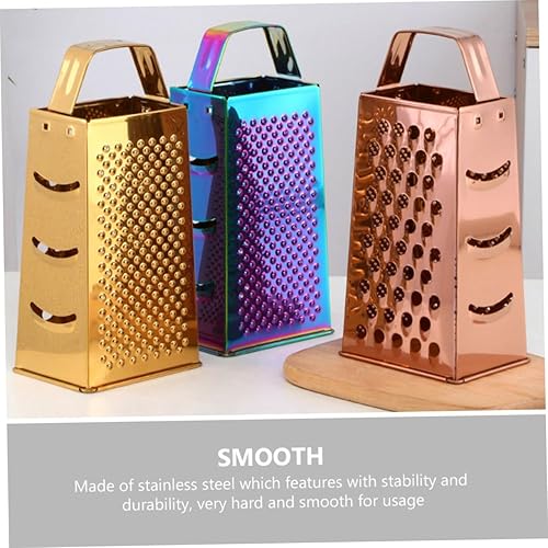 Miniatura 7 de Herramienta de rallador de acero inoxidable, trituradora multifuncional de verduras y quesos para una preparación segura y segura, suministros de