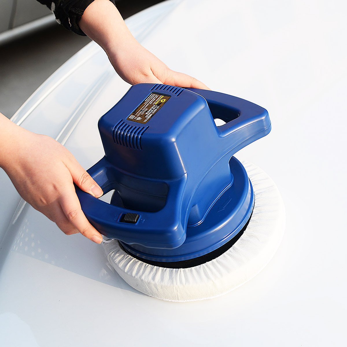 Goplus 10" Car Waxer Polisher Random Orbital Buffer Boat Truck Professional Buy Online in