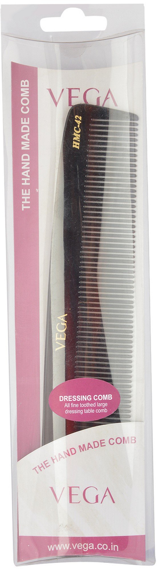 Vega Handmade Dressing Comb, HMC 42, 1 Piece