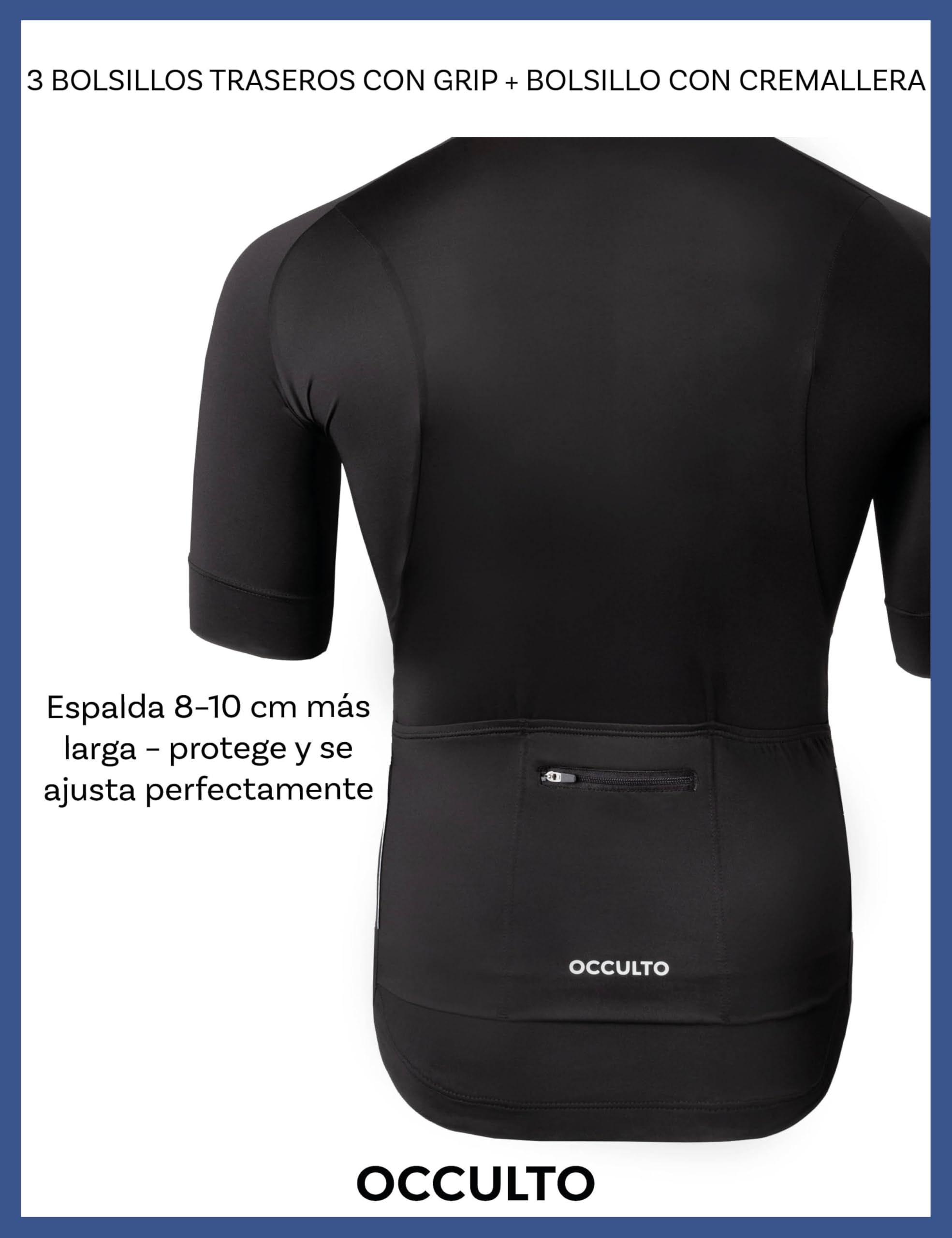 Occulto Maillot Ciclismo Hombre (Modelo: Milano)