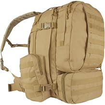 FOX OUTDOOR PRODUCTS Advanced 3-Day Combat Pack | 69L Tactical Backpack w/Dual Hydration Ports, Compression Straps & Storage