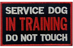Service Dog in Training Patch - Noticeable Emblem for In-Training Service K9s