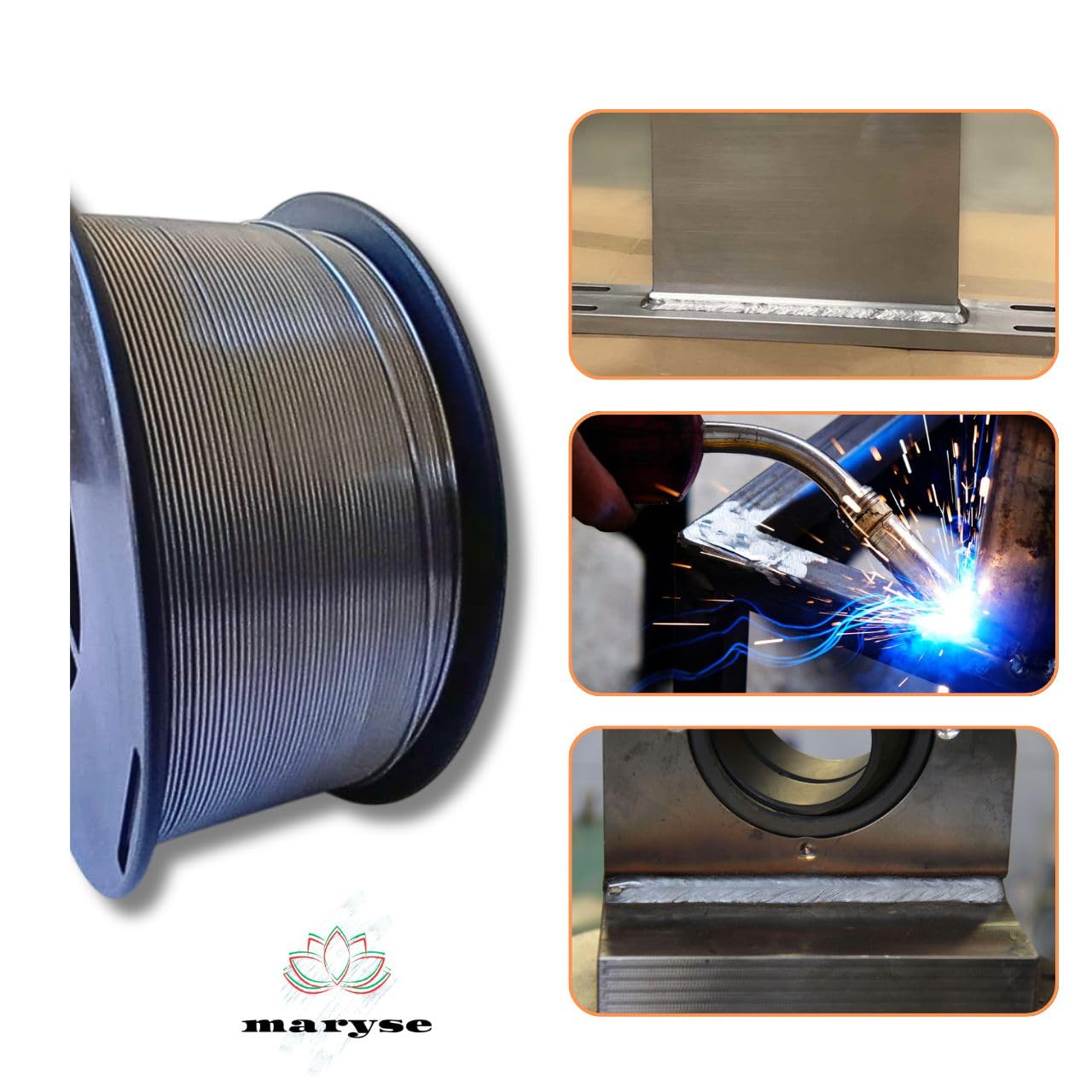 Filo Animato 0.8mm per Saldatrice No Gas - Flux Cored per Metallo - Kg1 - Alta Qualità per Saldatura MIG Ideale per Fai da Te e Professionisti