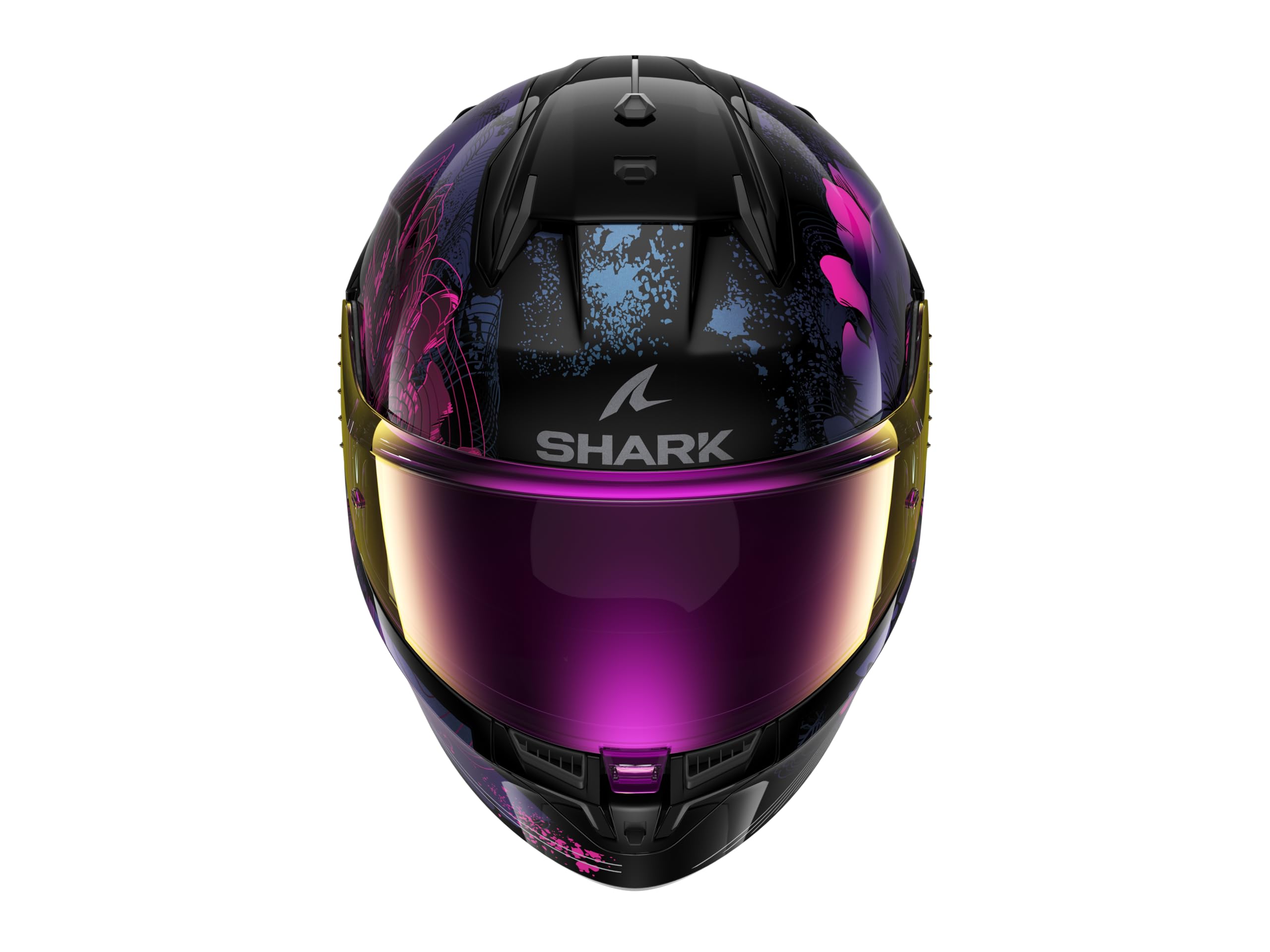SHARK, Casco Moto Integrale D-SKWAL 3 MAYFER Black/Purple KVX