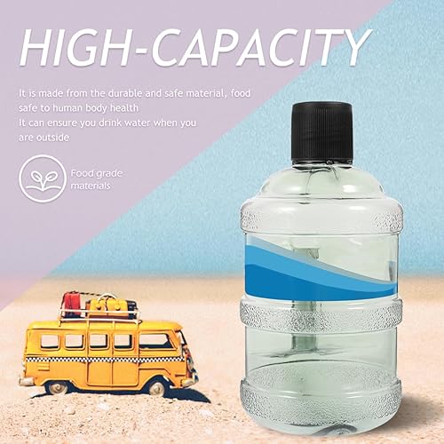 Miniatura 8 de BESPORTBLE Cubo Fitness Cup Botella de agua potable Botella de agua motivacional Mini hervidor de agua botella de agua de ciclismo Botellas