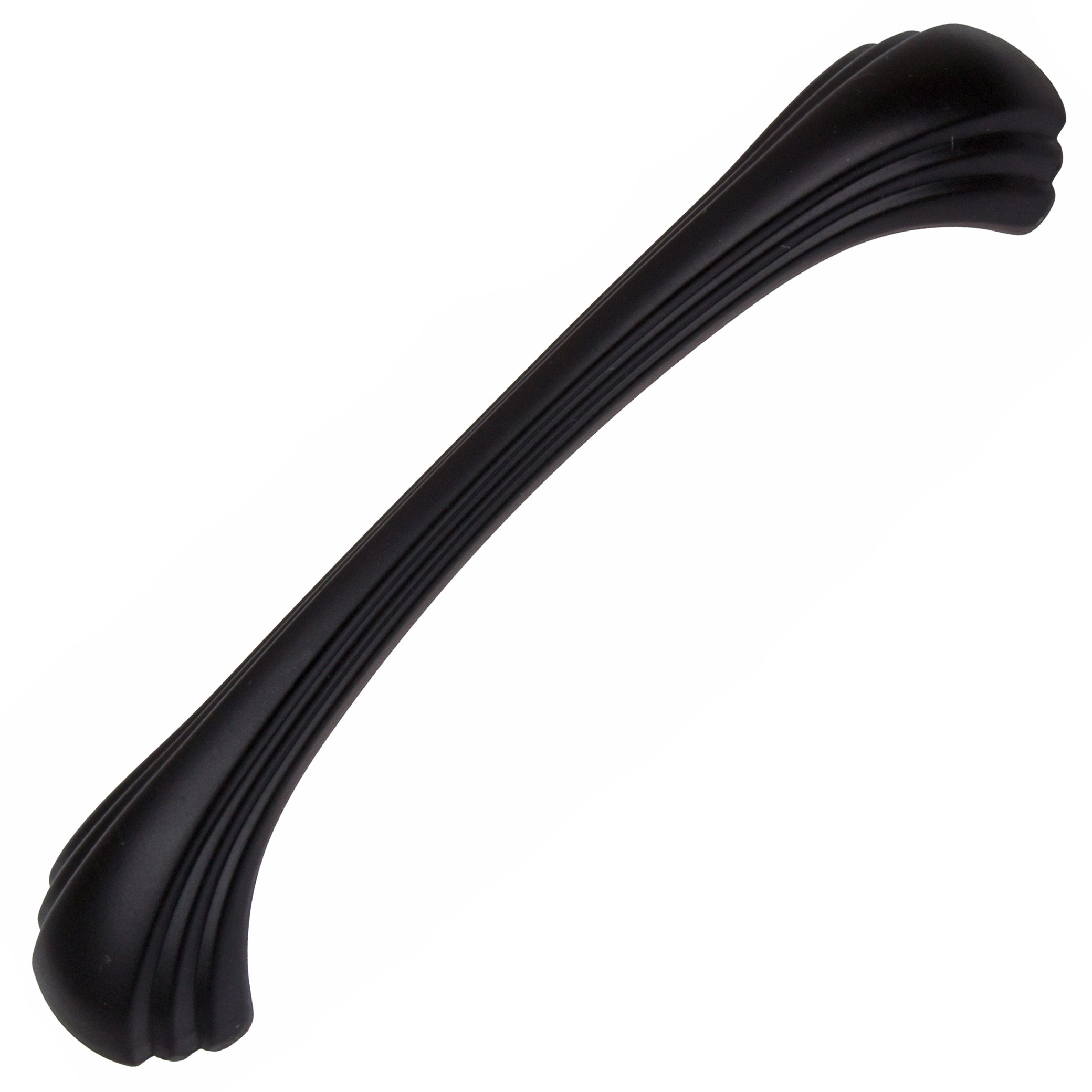 GlideRite Hardware4048-MB-10 Shell Series Cabinet Pull, 10 Pack, 4.5", Matte Black