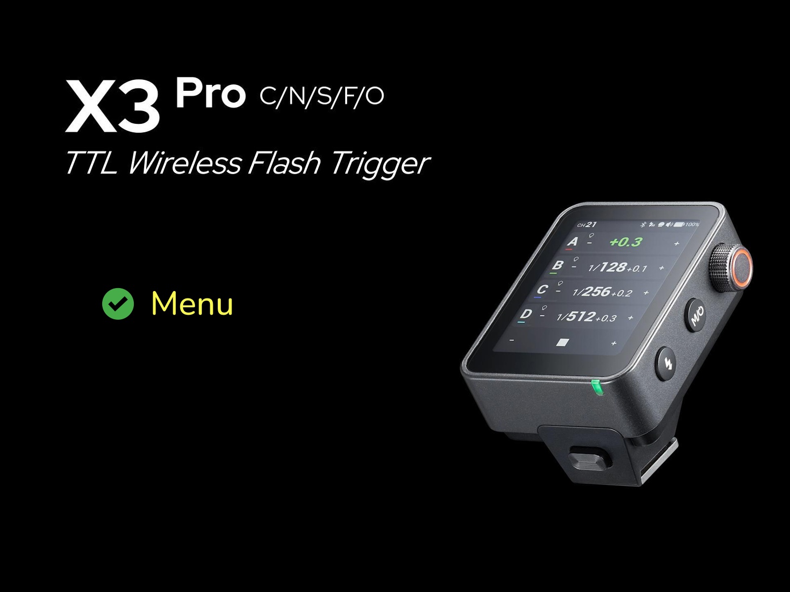 Amazon.com : Godox X3 Pro N X3Pro N TTL Wireless Flash Trigger for