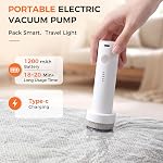 BAGAIL 12 Pack Vacuum Bags for Travel with Rechargeable Pump, Vacuum Storage Bags for Clothes, Compression Packing Bags for Luggage