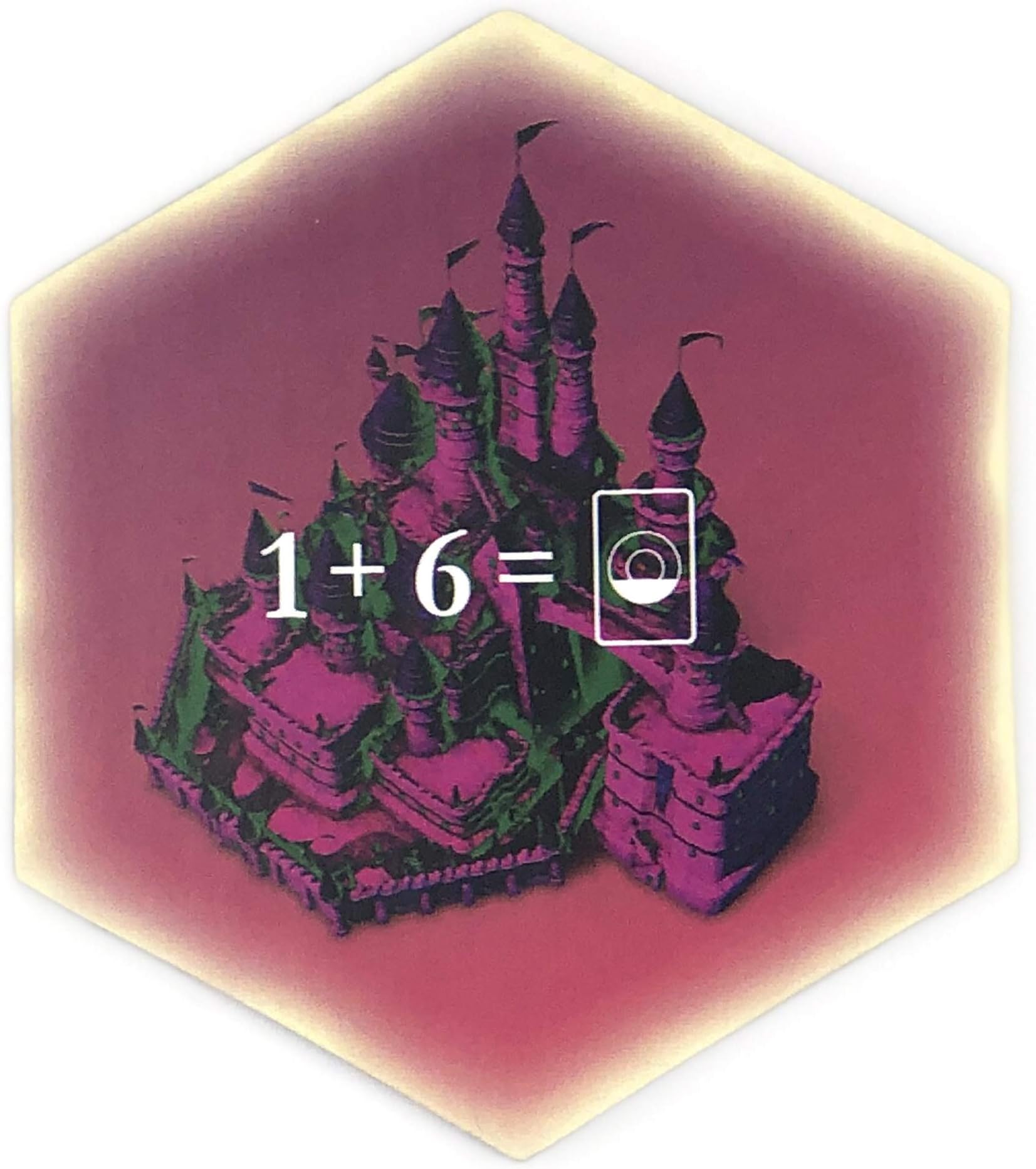 Magic 7 Wizard's Castle Scenario Hex Compatible with Settlers of Catan and Expansions