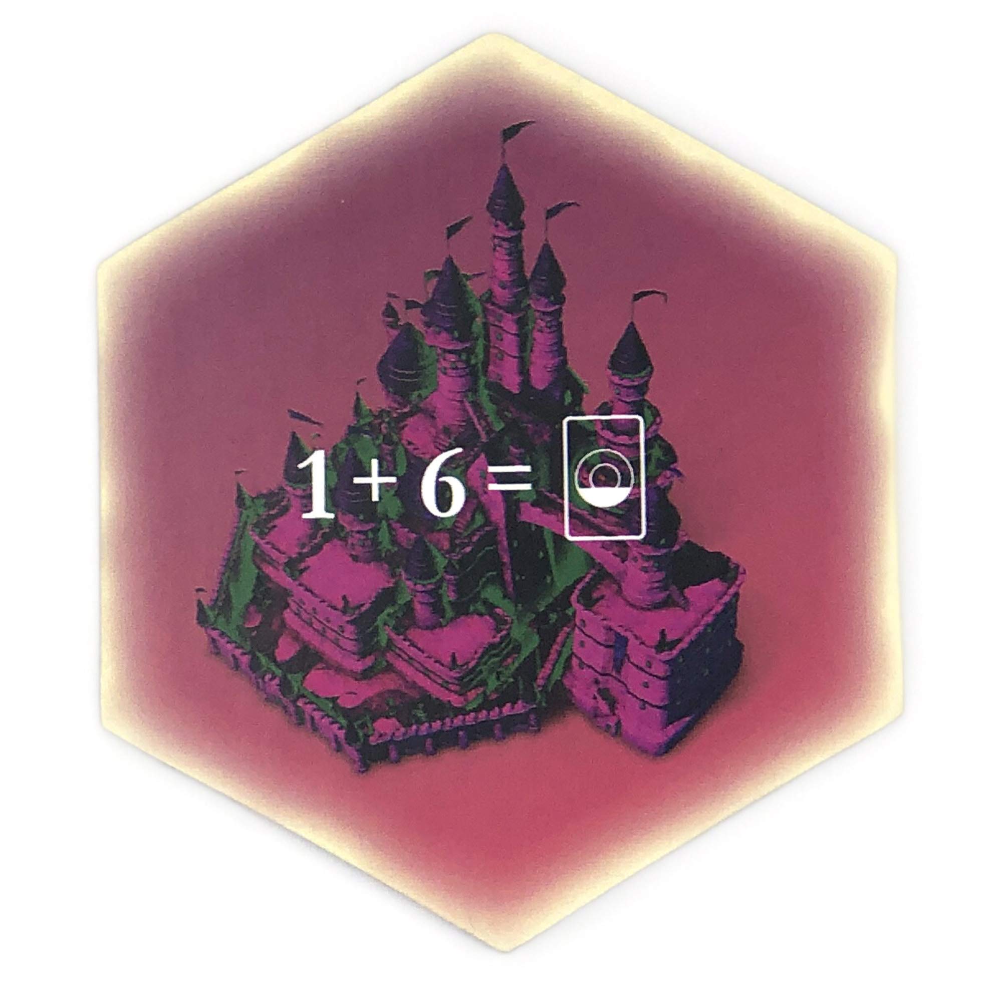 Magic 7 Wizard's Castle Scenario Hex Compatible with Settlers of Catan and Expansions