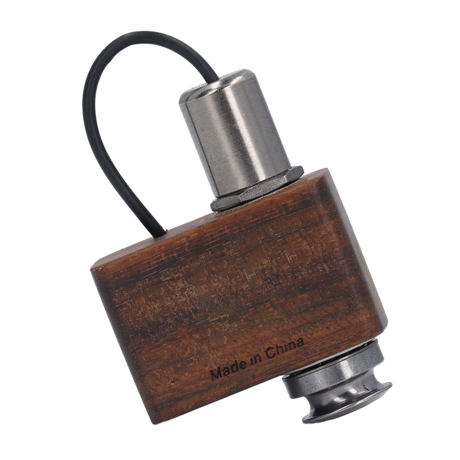 Fafeicy Przetwornik do Gitary Akustycznej, Stick On Piezo do Skrzypiec Gitarowych Ukulele z metalową konstrukcją z Drewna, jakość Dźwięku HiFi, łatwa Instalacja ćwiczeń Nagraniowych na Scenie