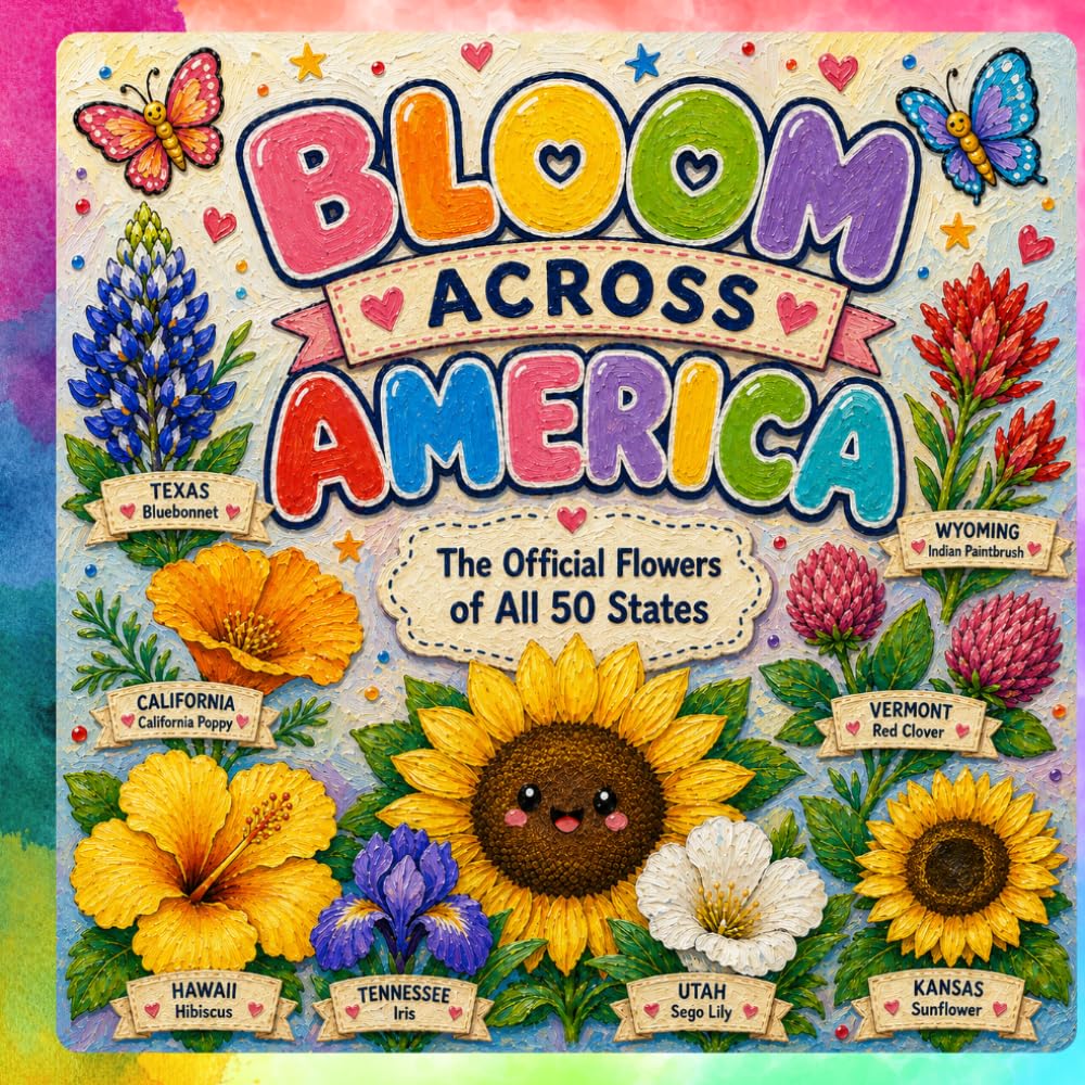 Bloom Across America: Official Flowers of All 50 States