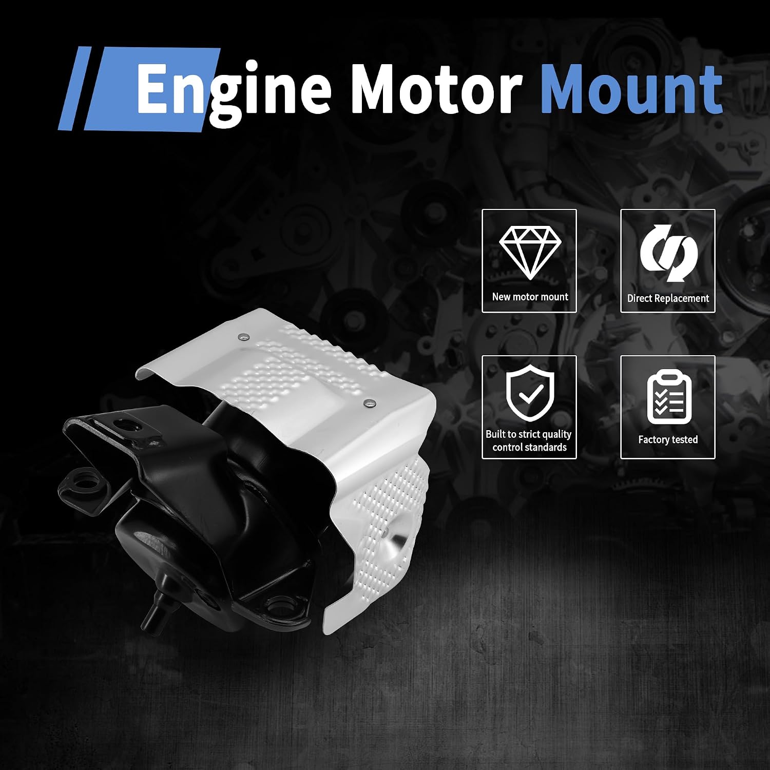 Front Left Engine Motor Mount 84175583 Compatible with 2014-2018 Sliverado Sierra 1500 V8, 2015-2020 Escalade Suburban Tahoe, Yukon, Yukon XL