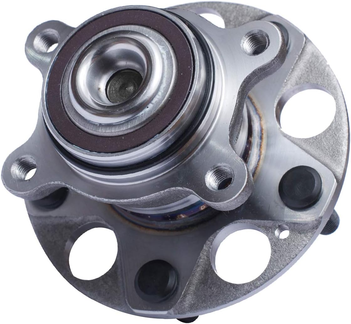 TUCAREST 512256 x2 Rear Wheel Bearing and Hub Assembly Compatible with 2006-2011 Ho-nda Civic (DX, LX, Si, EX, GX) /2006-2008 2009-2011 Ac-ura CSX [5 Lug W/ABS;512257]