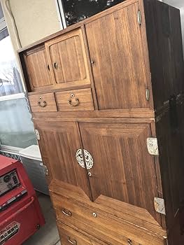 Amazon.co.jp: 銀製装飾 銀製金具 骨董品 時代箪笥 古民具 和