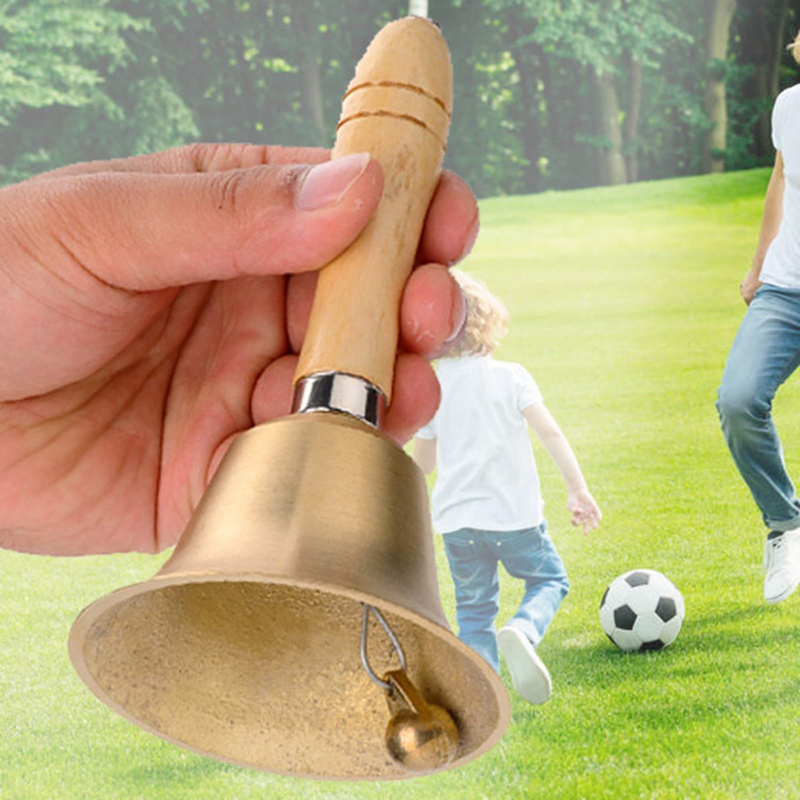 Belstok met belletjes | Houten Handvat | 25 belletjes | Bekius