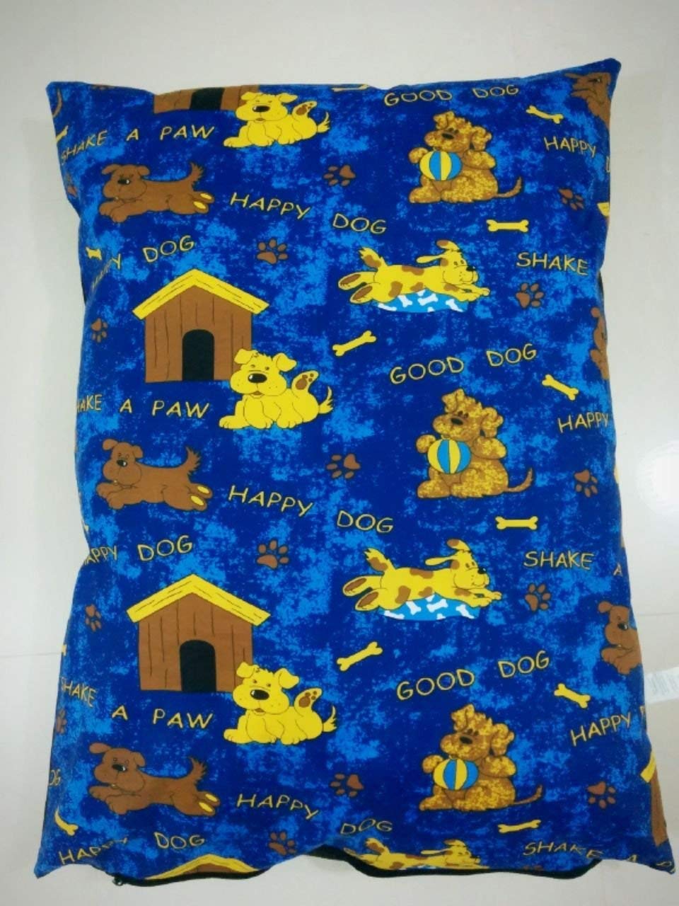 R&Z Large Pet Dog Bed Zipped Removable & Washable Cushion Cover Only (Shake A Paw Blue) โ image 1