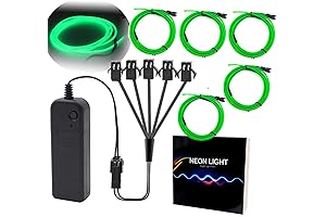 Ourbest 5-in-1 LED Neon Strip Light Wire Kit: Illuminate Your Creativity!
