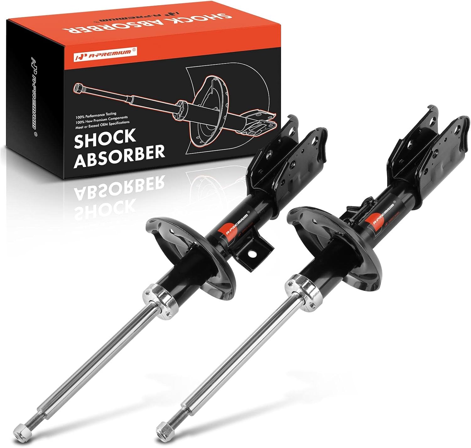 A-Premium Front Pair (2) Strut Assembly Compatible with Saturn Vue 2002-2007, Driver and Passenger Side