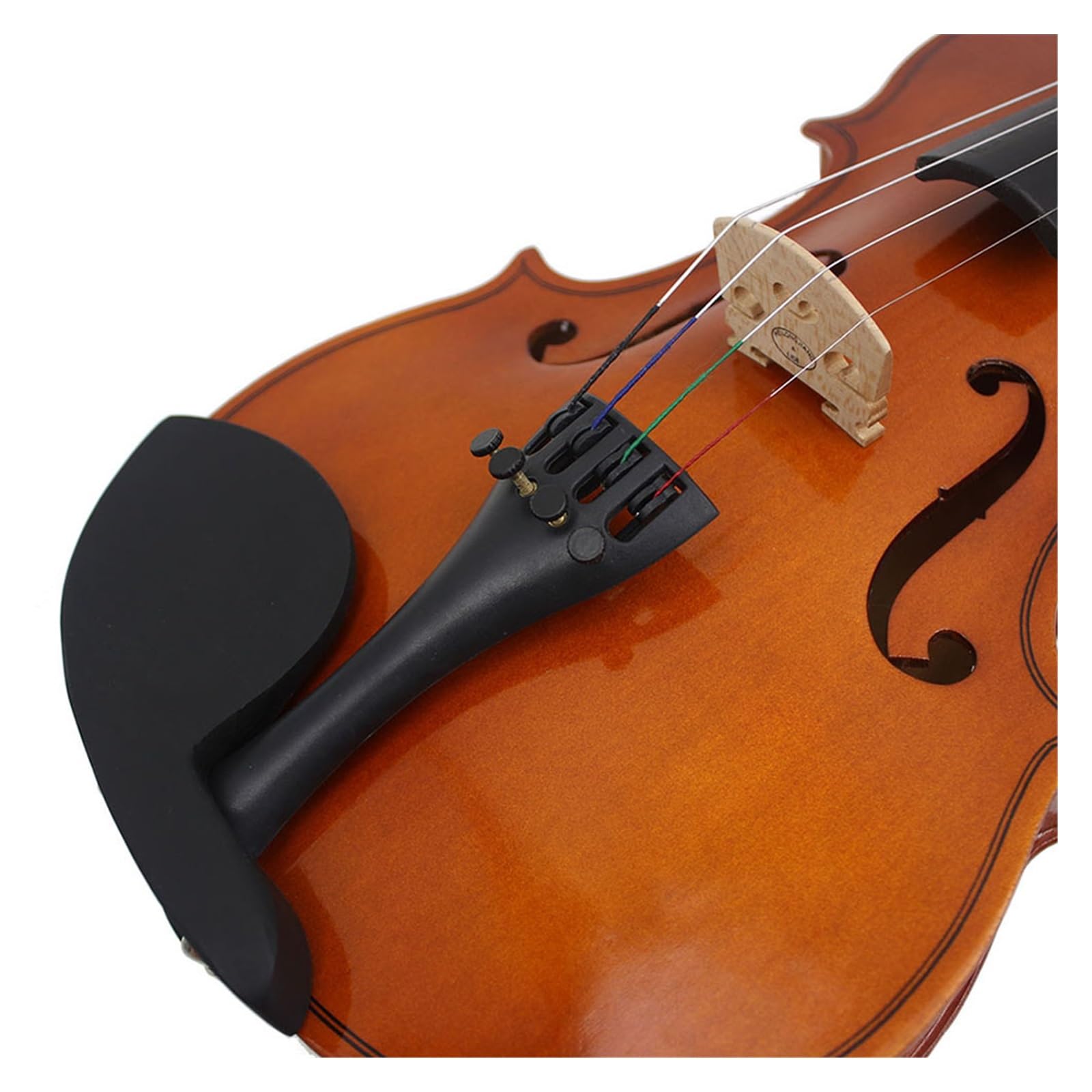 Anfänger Geige 1/8 1/4 1/2 3/4 4/4 Akustische Violine Massivholz Violine Geige Mit Tragetasche Bogen Anfänger Musikinstrument (Color : 1-2)