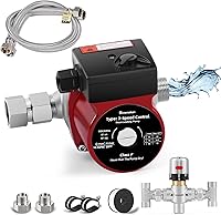 Vista 1 de Bomba de recirculación de agua caliente instantánea con válvula de derivación ajustable de acero inoxidable 304, sistema de recirculación de agua