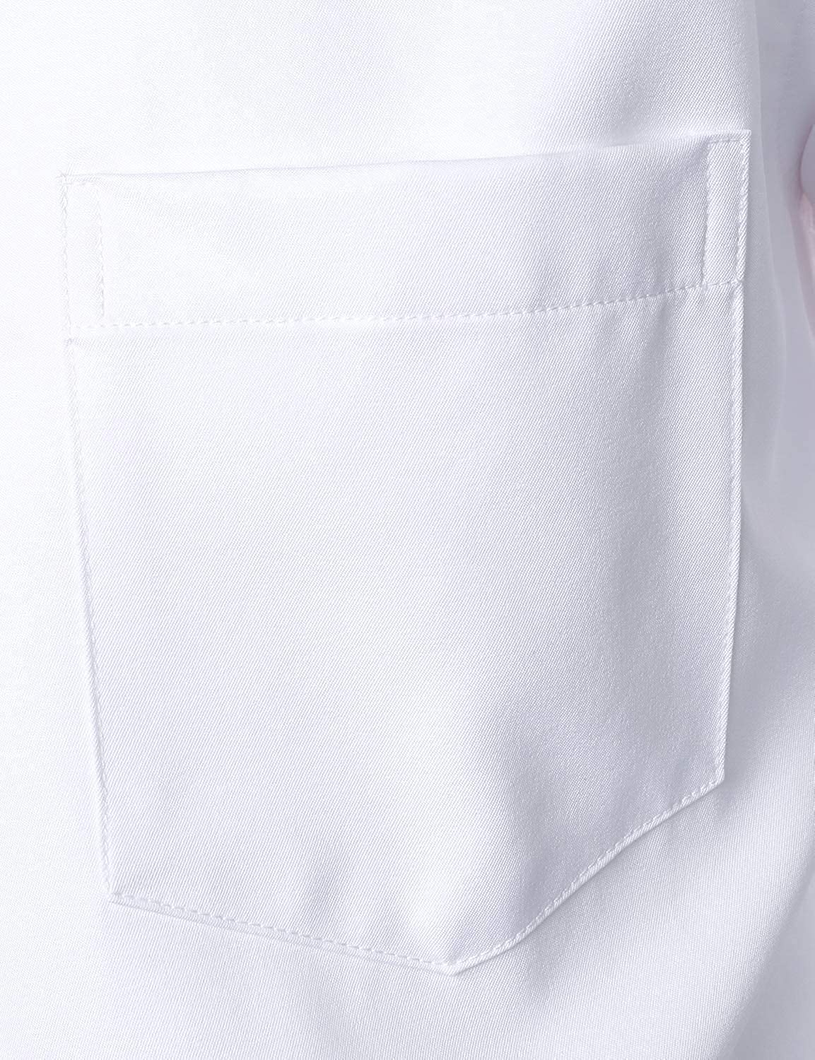 PARKLEES Camisa de vestir urbana elegante informal de negocios, ajustada, de manga larga, con botones y bolsillo para hombre