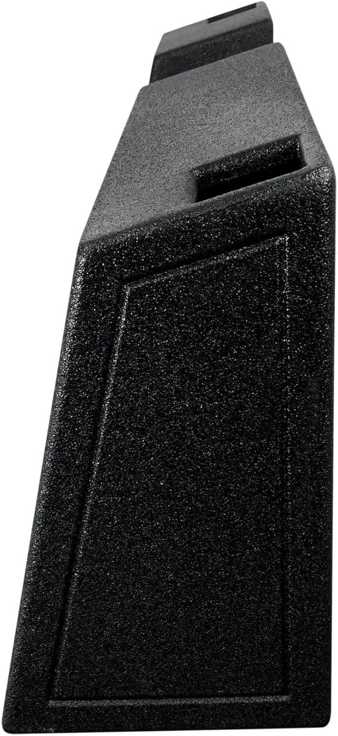 QPower QBGMC19212 Underseat Upfire Dual 2 Hole 12 Inch Ported Subwoofer Box with Bed Liner Spray for 2019-2022 GMC/Chevy Crew Cab and Double Cab