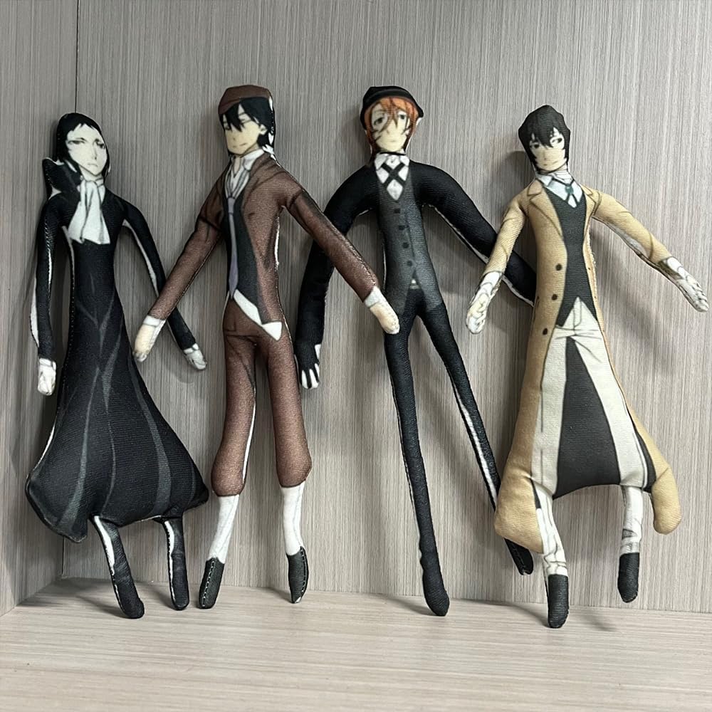 BSD Dazai Osamu Soft Figure Twistable Anime Figure with Wire Frame Poseable Cartoon Decoration Gifts - Image 3