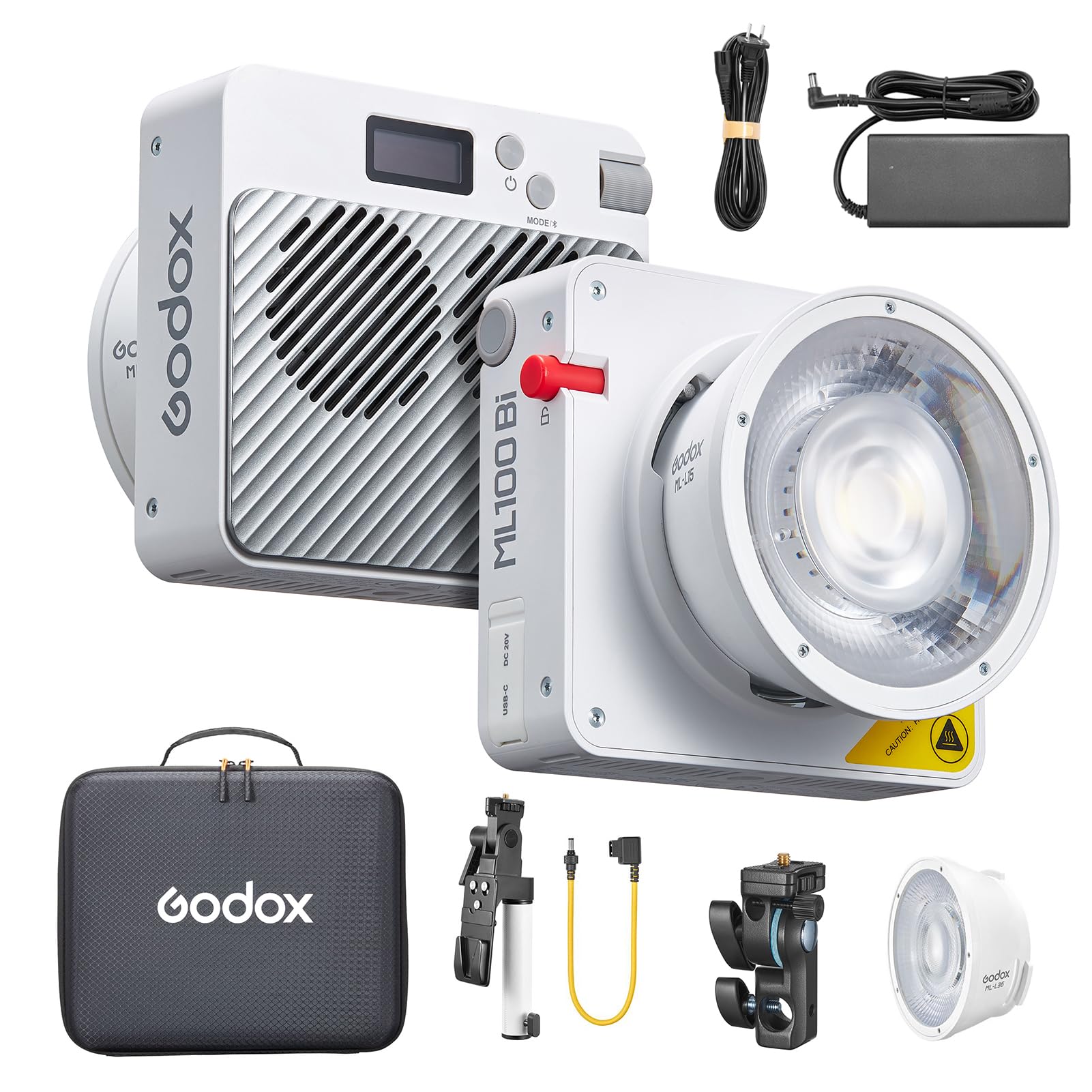 Amazon.com : Godox ML100Bi Kit2 Pocket LED Video Light 120W Bi