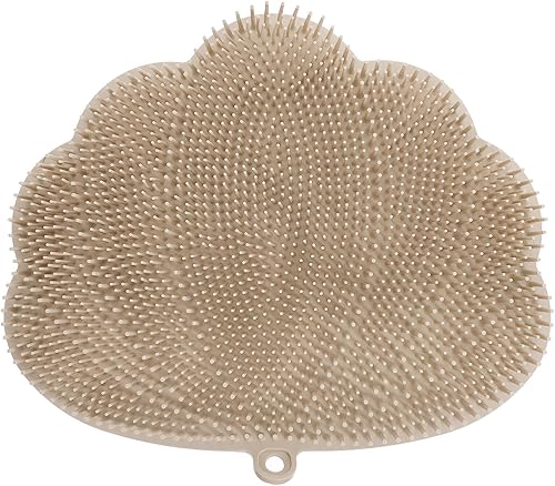 FRCOLOR Alfombrilla de masaje para hombres, plantillas de pies para hombres, alfombrilla de masaje de pies, depurador corporal de silicona, cepillo