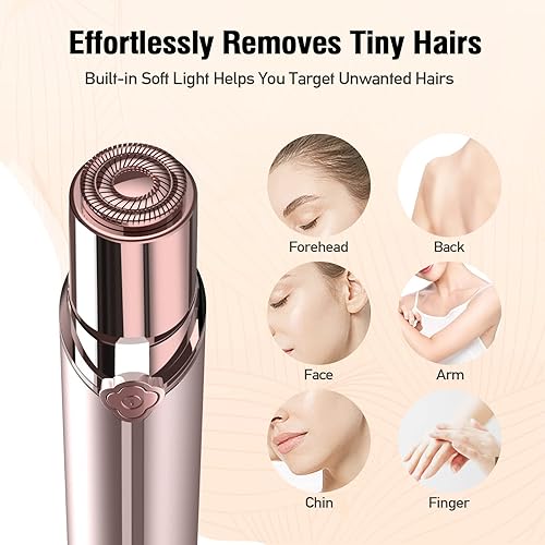 Miniatura 4 de Depilación facial para mujeres, dispositivo de depilación (2023), removedor de pelo recargable para mujeres, removedor de vello facial para cara,