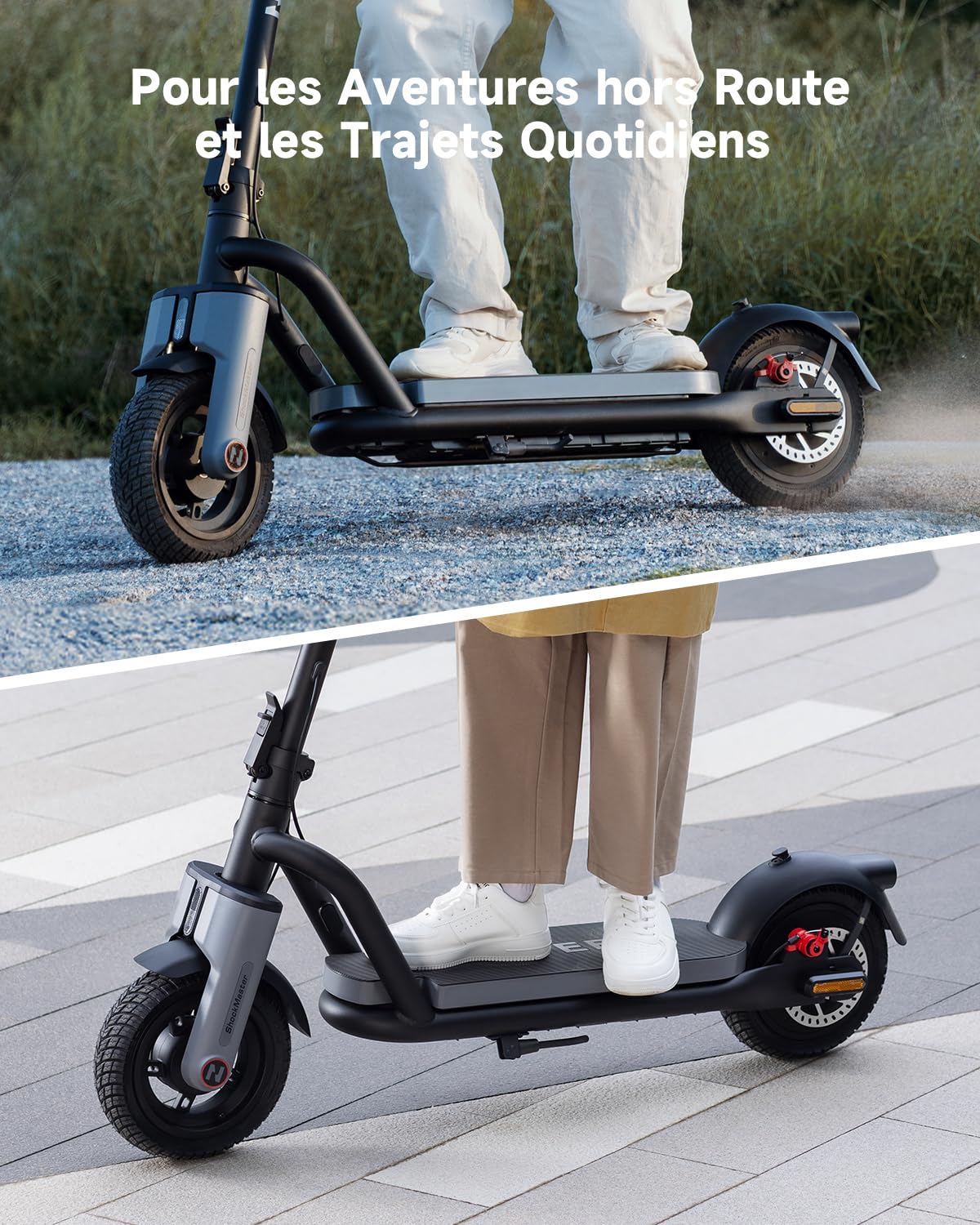 NAVEE N65i II Trottinette Electrique Adulte, 70KM Longue Portée, Moteur 1350W, Trotinette Électrique Pliable, App & Clignotants, Pneus 10,5" Larges, Freins Triples, Charge 150kg, TCS Antipatinage