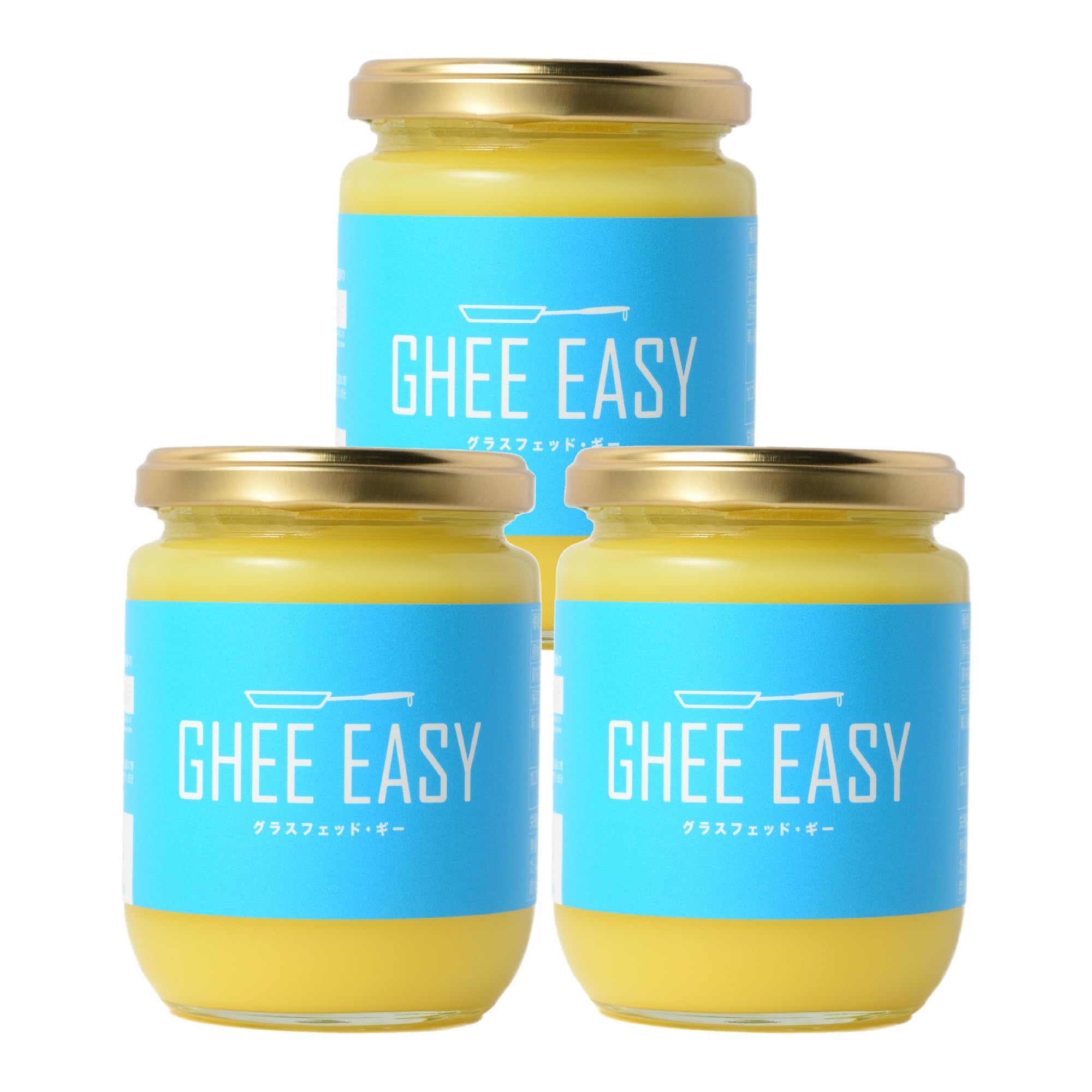 GHEE EASY グラスフェッド・ギー バターオイル　3本セット Amazon | ギー・イージー (200g×3) グラスフェッド・バター100