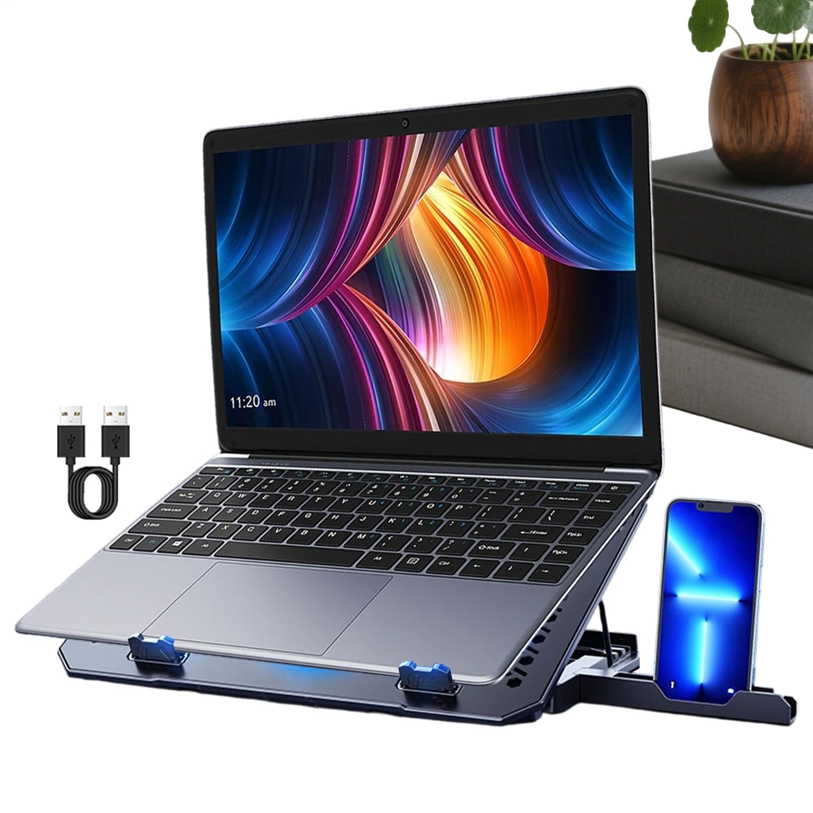 Plateau de Refroidissement pour PC Portable Support de Rehausseur avec