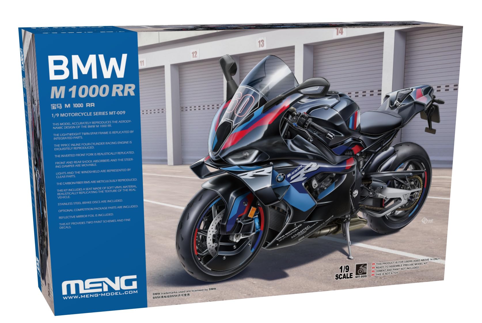モンモデル 1/9  M1000 RR プラモデル MMT009 Amazon | GSIクレオス モンモデル 1/9 B M W M 1000 RR プラモデル